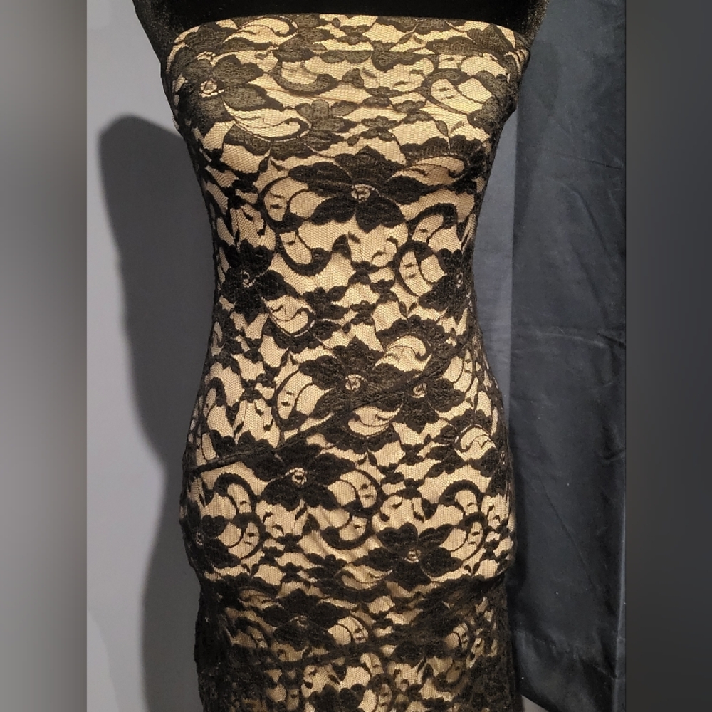 Elegant Black Lace Dress